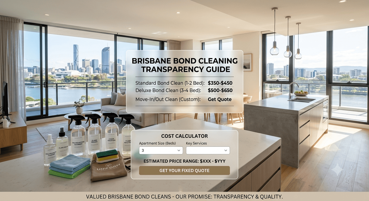 Bond Cleaning Cost Brisbane